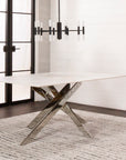 G5028 Aldo Table- Chrome Pedestal