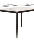 Marta/ Atom- Four Leg Table