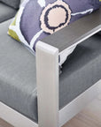 Shore Outdoor Patio Aluminum Sofa - In Stock