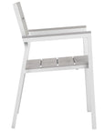 Maine Outdoor Patio Dining Set - White