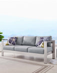 Shore Outdoor Patio Aluminum Sofa - In Stock