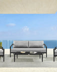 Palma Outdoor Patio 4-Piece Lounge Set