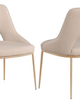 Amelia Chair- In Stock - Gold Leg