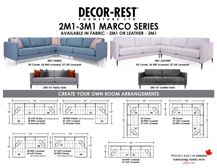 2M1 Sofa &amp; Sectional