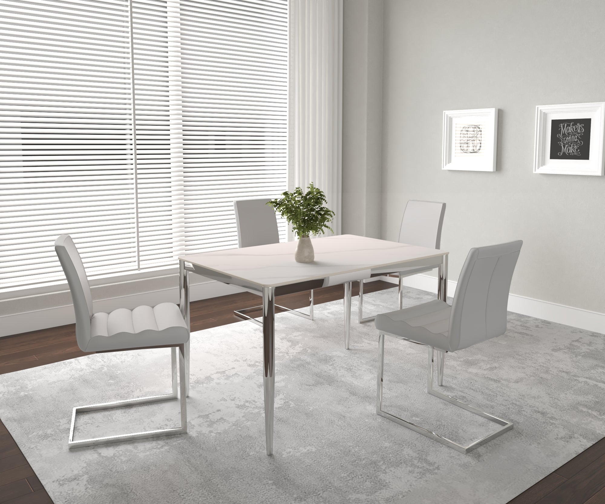 Marta/ Atom- Four Leg Table