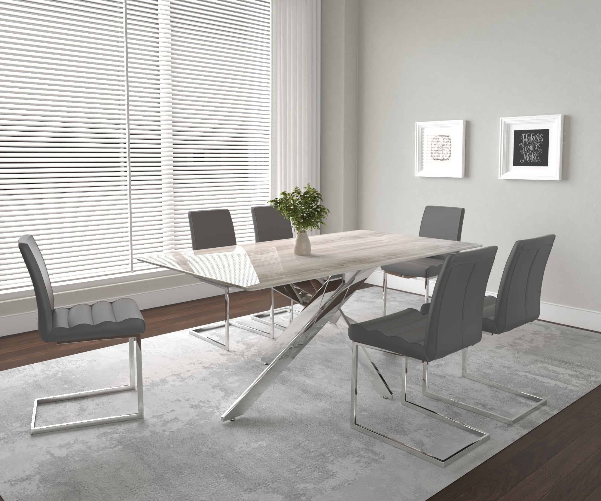 Nero/ Aldo- Pedestal Table
