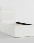 BHE 5005 Trundle Bed White - Twin