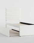 BHE 5005 Trundle Bed White - Twin