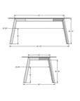 Amisco Lidya Table- In Stock