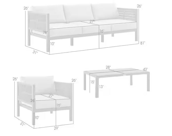 Mareike Outdoor Conversation Set