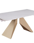 Amelia Extendable Marbleized Table- IN STOCK