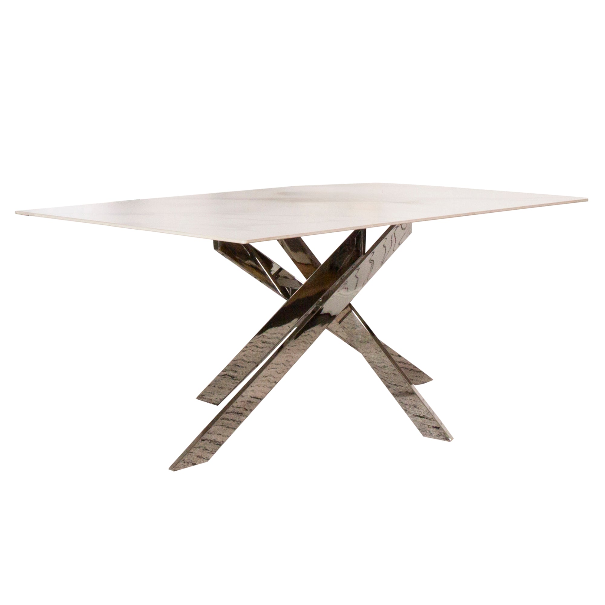 G5028 Aldo Table- Chrome Pedestal