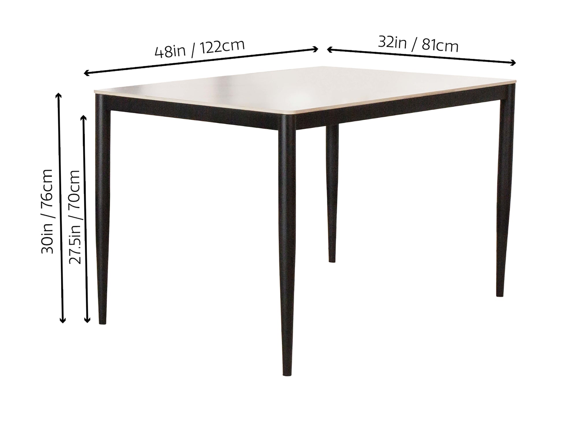Marta/ Atom- Four Leg Table