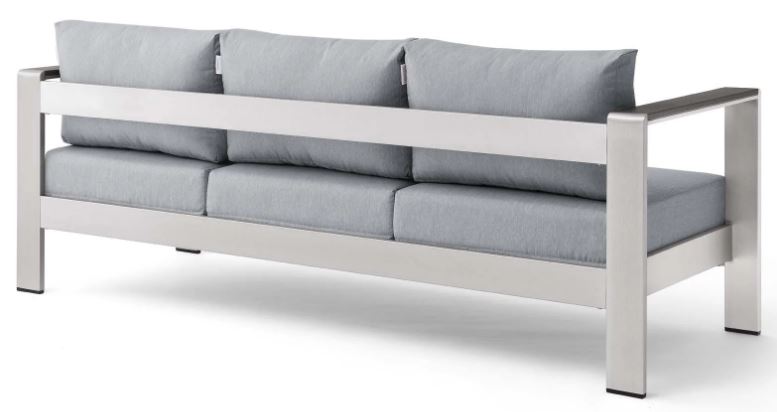 Shore Outdoor Patio Aluminum Sofa - In Stock