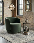 Crosby Fabric Swivel Chair- In Stock