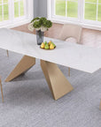 Amelia Chair- In Stock - Gold Leg