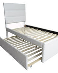 BHE 5005 Trundle Bed White - Twin