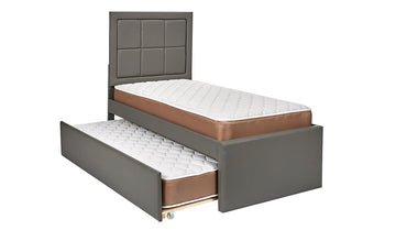 BHE 5001 Trundle Bed Grey - Twin