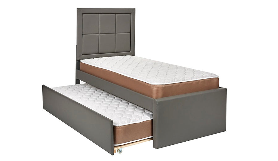 BHE 5001 Trundle Bed Grey - Twin