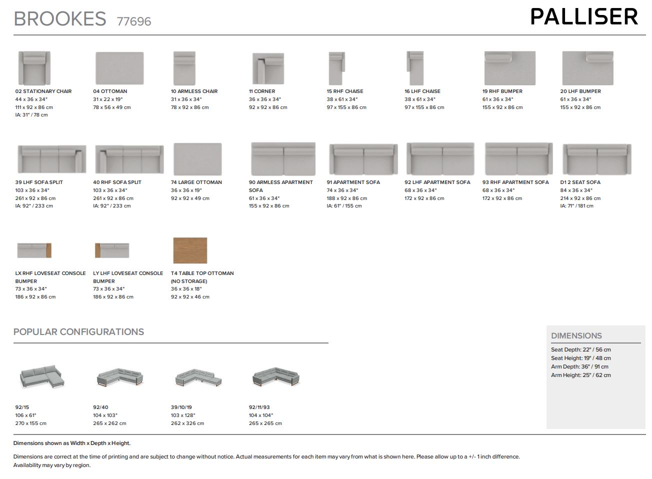 Palliser - Brookes - Sofa & Sectional – Churchill Furniture