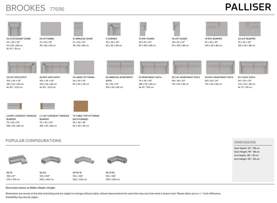 Palliser - Brookes - Sofa & Sectional