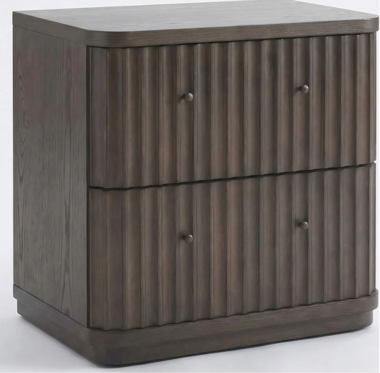 Penny Fluted Nightstand