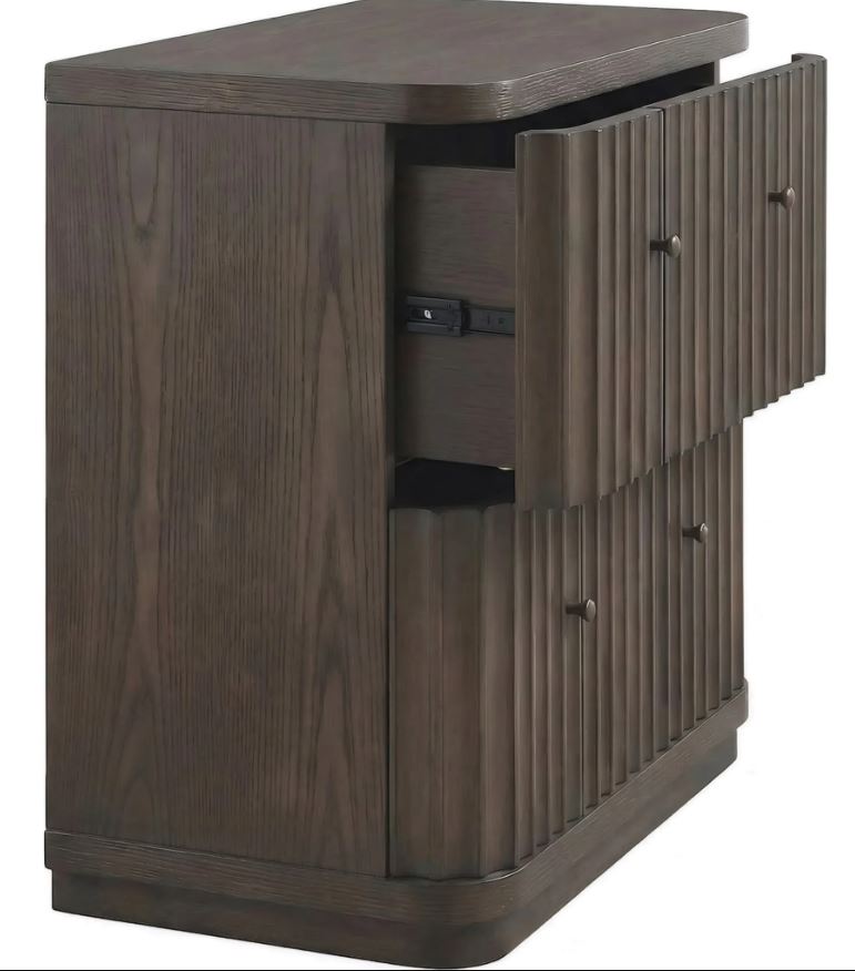 Penny Fluted Nightstand